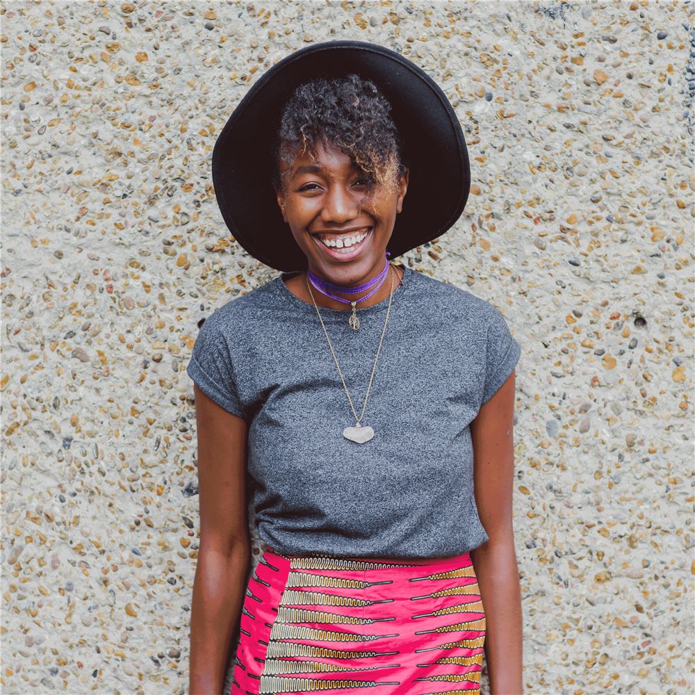Smiling student
